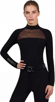 Women's Equestrian Shirt with Standing Collar