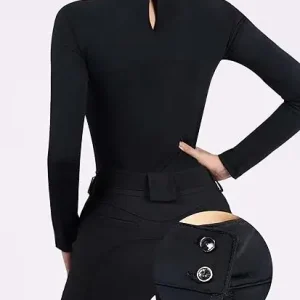 Alternative view of Women's Equestrian Shirt with Standing Collar