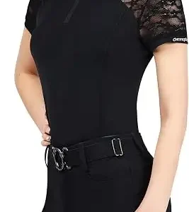 Women's Half Zip Lace Show Shirt
